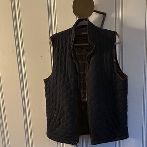 Jos. A. Bank Black Quilted Vest